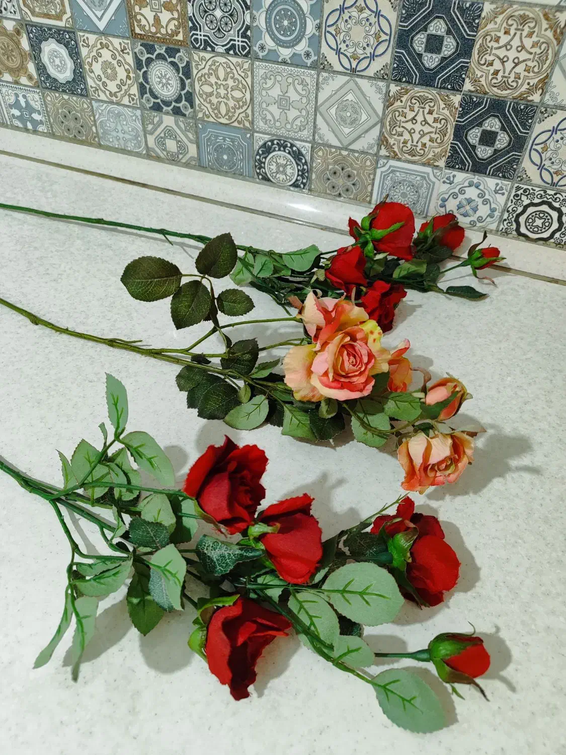 گل رز مصنوعی|گل مصنوعی|تهران, شهرک شهید باقری|دیوار