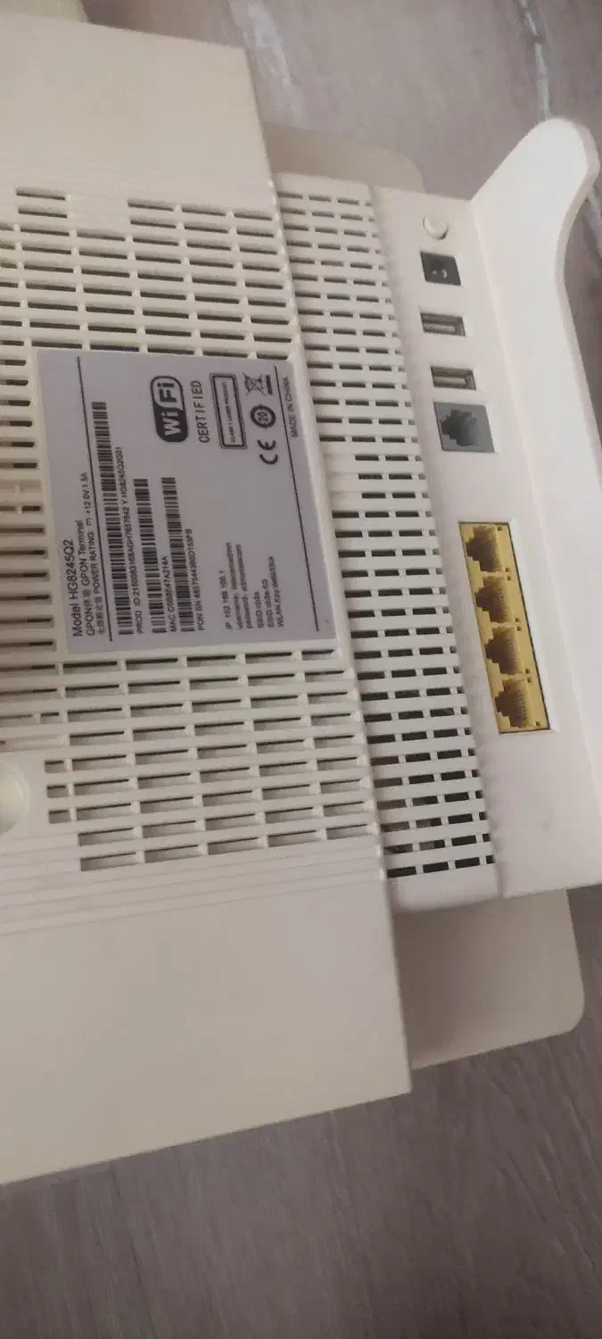 مودم هوآوی برای فیبر نوری wifi وکابل مخابرات و صبا|مودم و تجهیزات شبکه|ارومیه, |دیوار