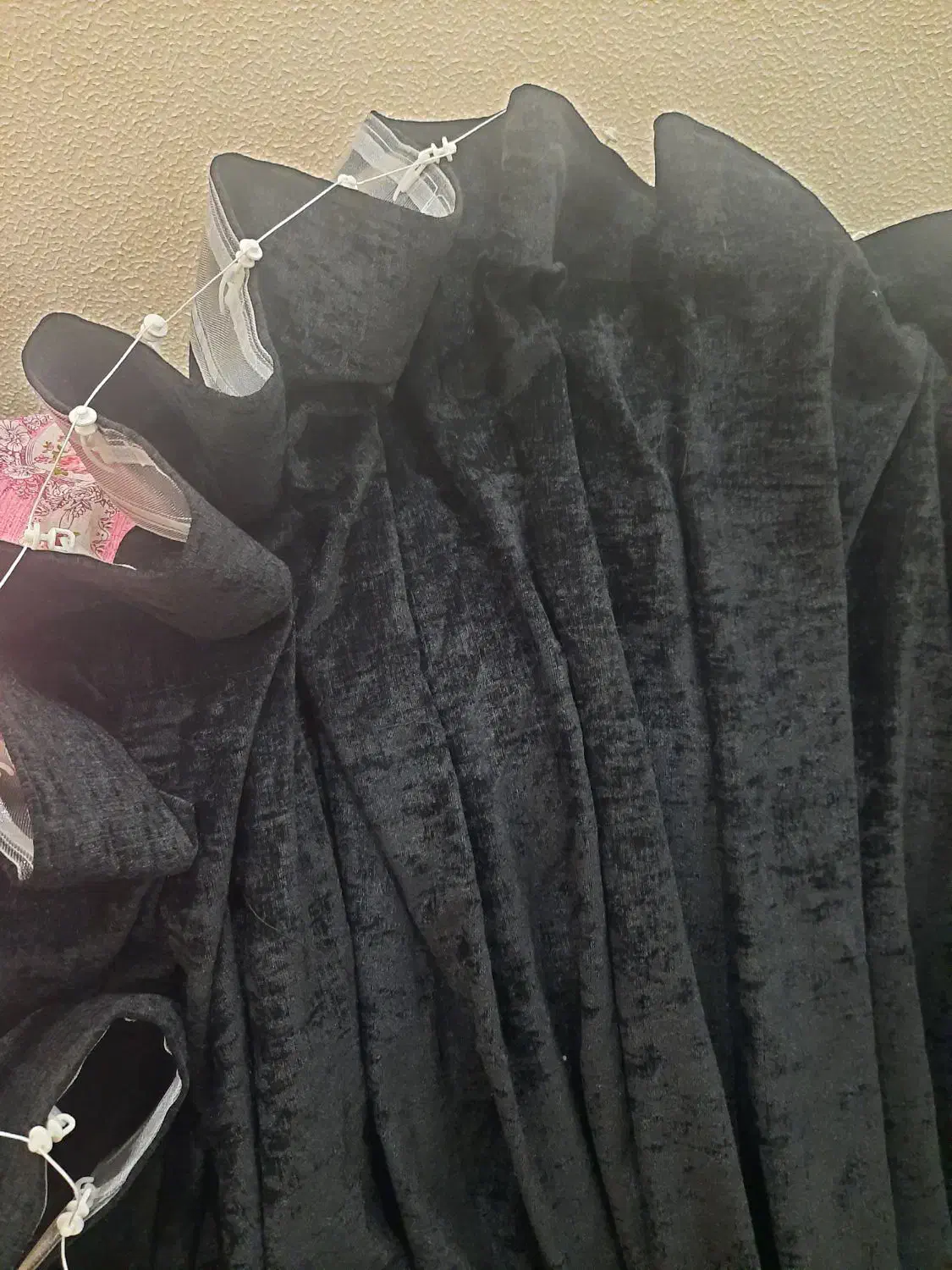 پرده مخمل طرح جدید|پرده، رانر، رومیزی|پارسآباد, |دیوار