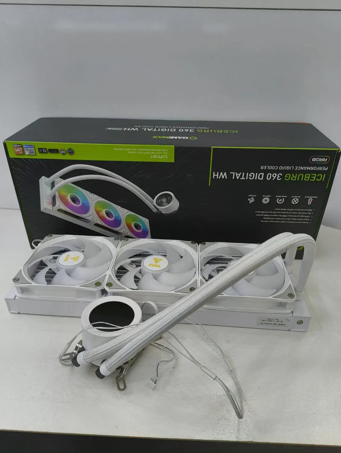 خنک کننده cpu gamemax 360 digital|قطعات و لوازم جانبی رایانه|اهواز, زیتون کارمندی|دیوار