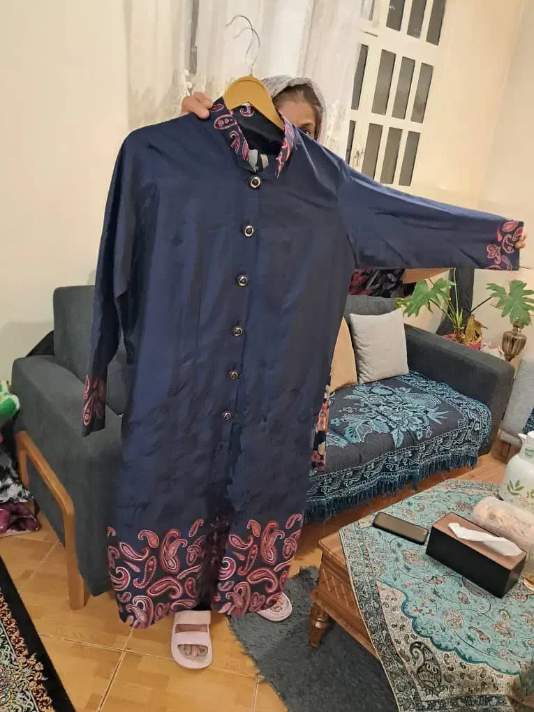 مانتو سایز ۵۰ طرح ترمه|لباس|تهران, منیریه|دیوار