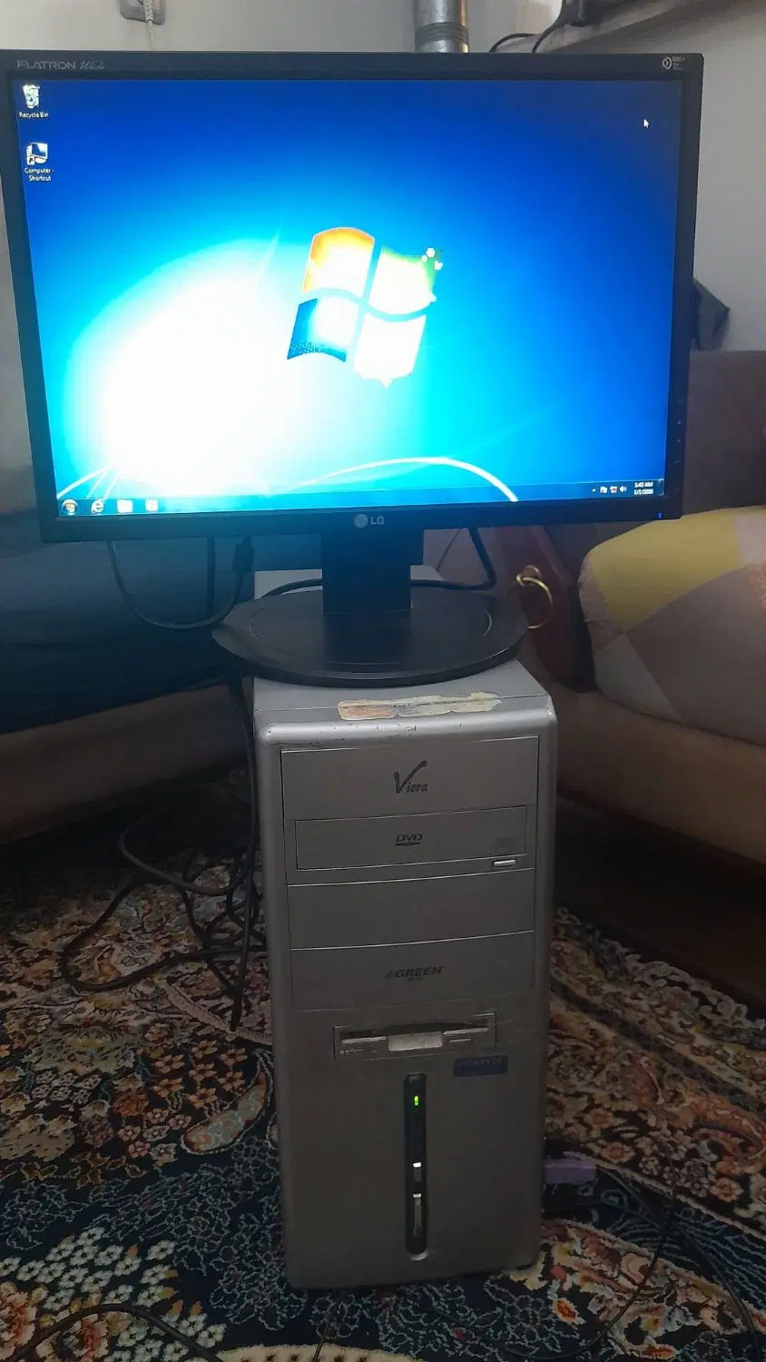 سیستم Pentium 4 به همراه مانیتور 19 lg|رایانه رومیزی|تهران, اتابک|دیوار