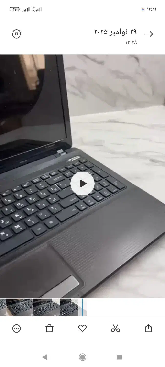 لب تاپ.نونو.رام 4|رایانه همراه|بروجرد, |دیوار