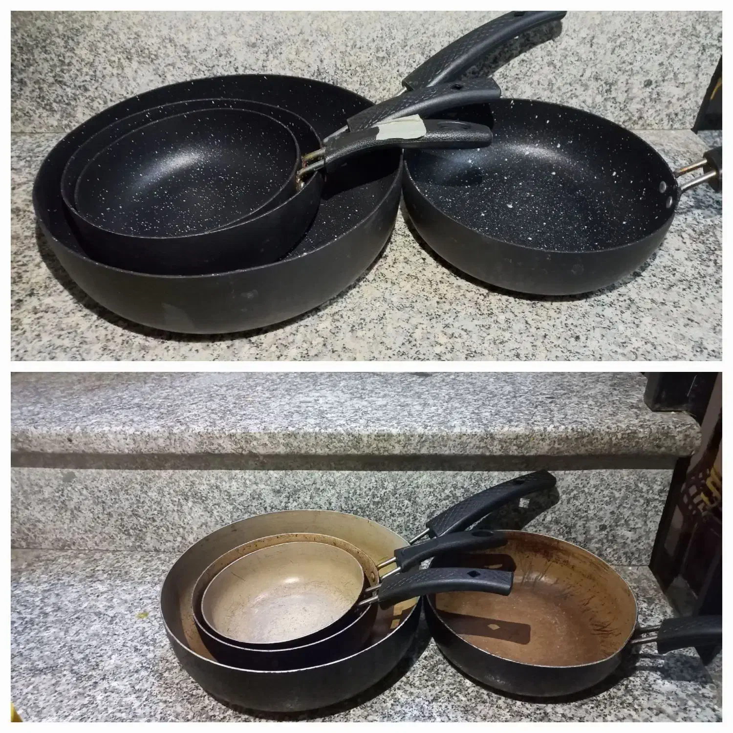 نوسازی چدن تفلون روحی|ظروف پختوپز|قزوین, |دیوار