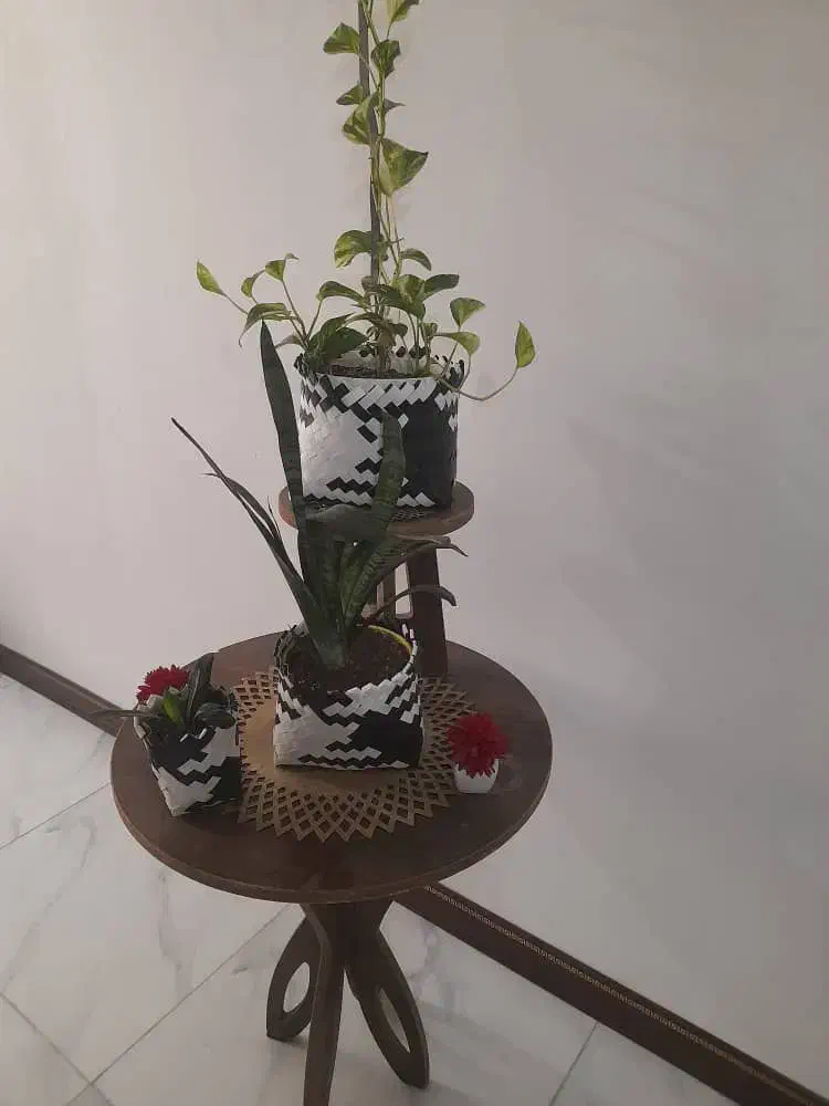 سفارش انواع سبد های مختلف تسمه|صنایع دستی و سایر لوازم تزئینی|رشت, ولکس|دیوار