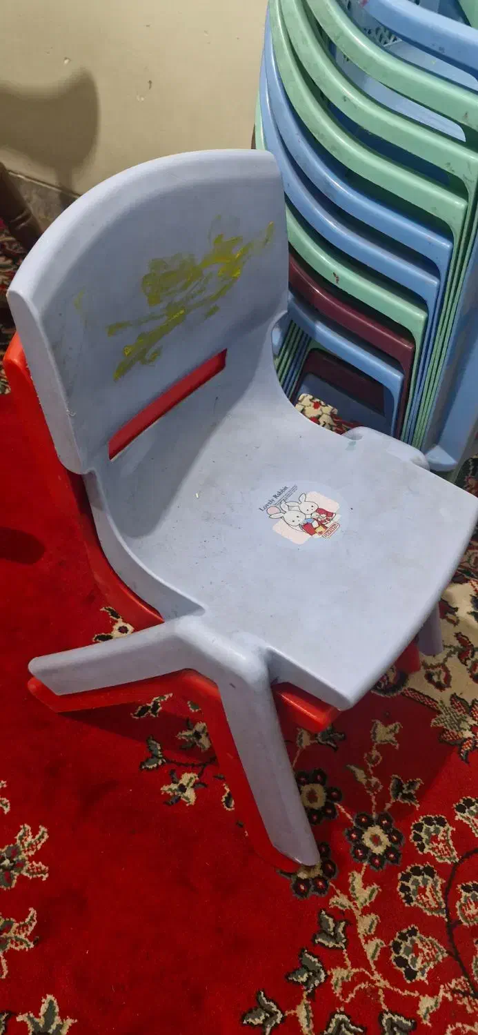 صندلی کودک میز کودک صندلی پلاستیکی|صندلی و نیمکت|شیراز, شهرک گلستان|دیوار
