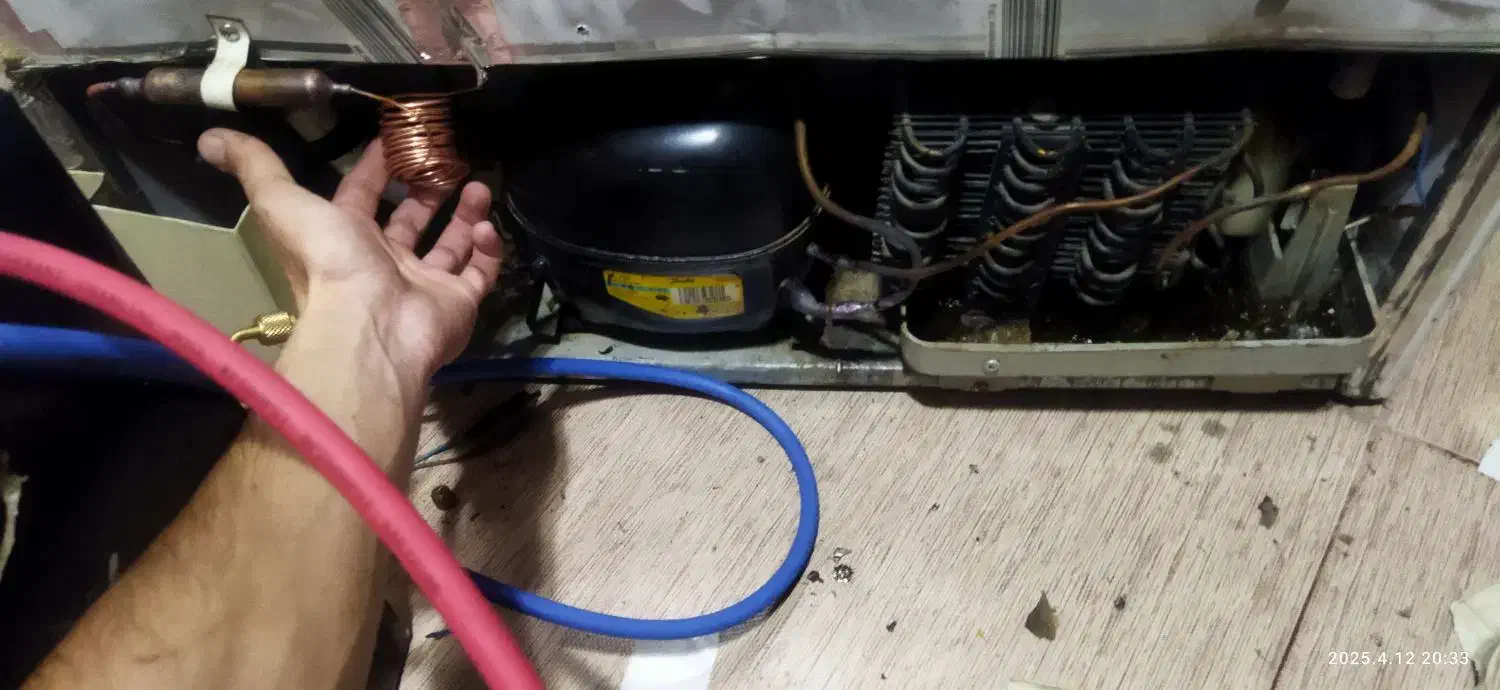 موتور یخچال استوک همراه با نصب با ضمانت|خدمات پیشه و مهارت|قوچان, |دیوار