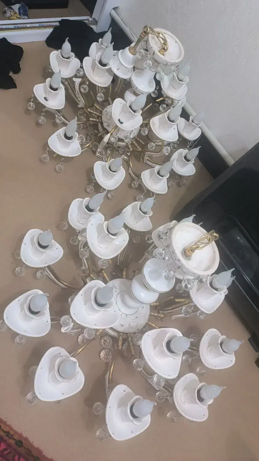 لوستر سرامیکی شیک|لوستر و چراغ آویز|اهر, |دیوار