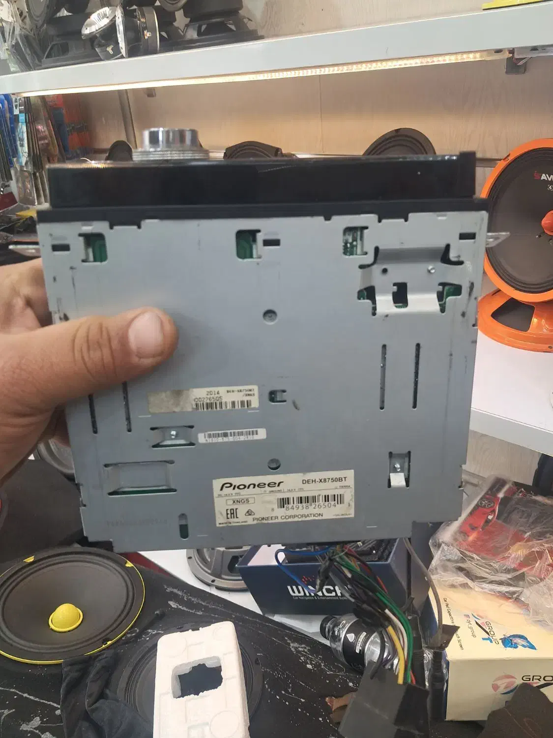 پخش(ظبت)پایونر درحداک مدل 8750bt لوازم تکمیل|قطعات یدکی و لوازم جانبی|اصفهان, رکن الدوله شرقی|دیوار