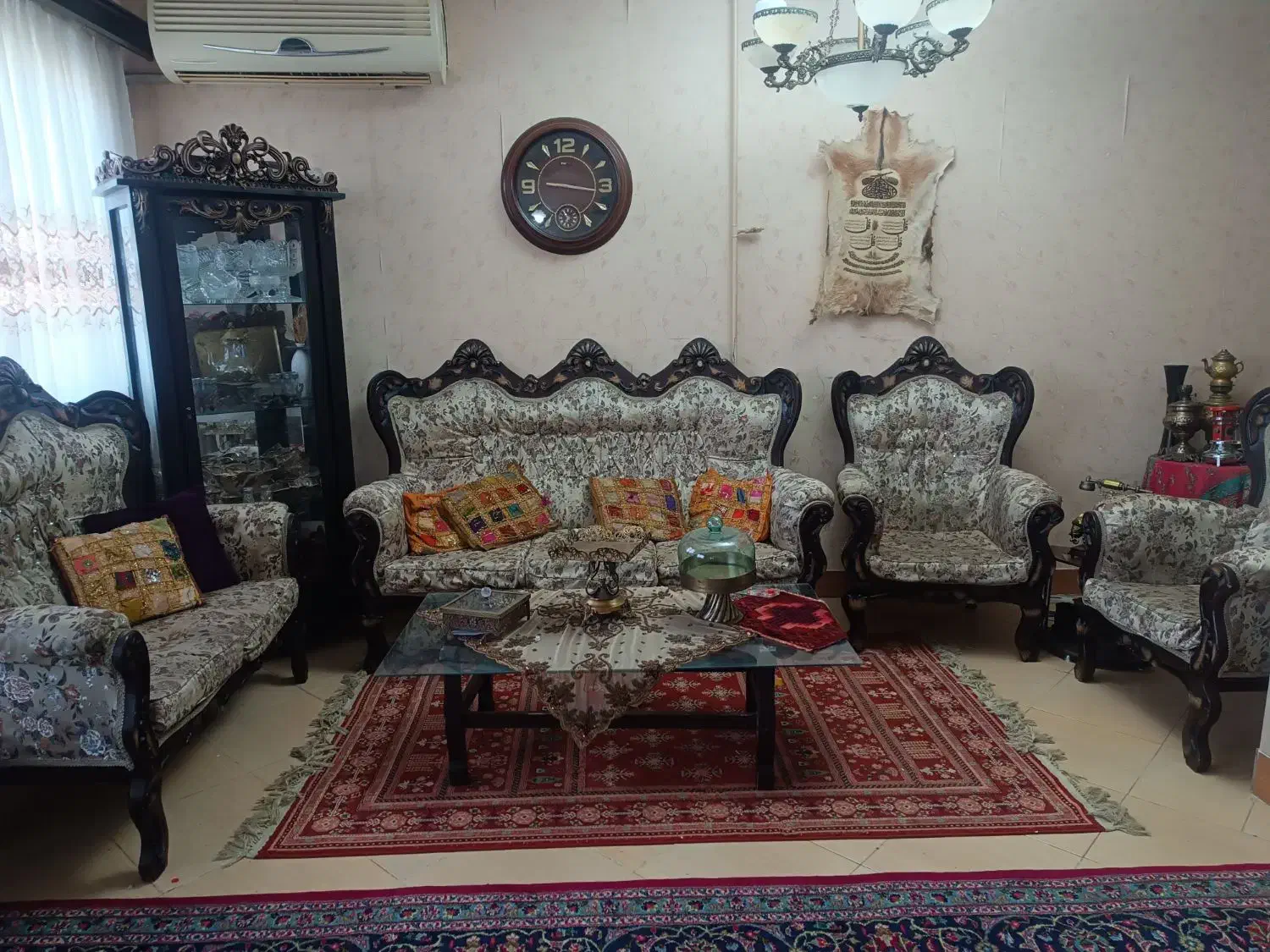 مبل سلطنتی چوبی|مبلمان خانگی و میز عسلی|گرگان, |دیوار