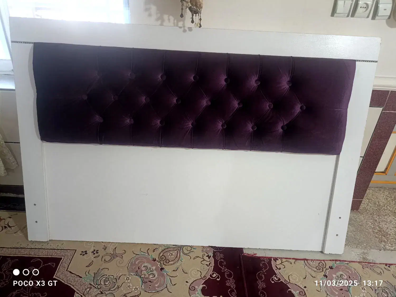 تخت خواب دونفره ام دی اف|تخت و سرویس خواب|علی‌آباد کتول, |دیوار