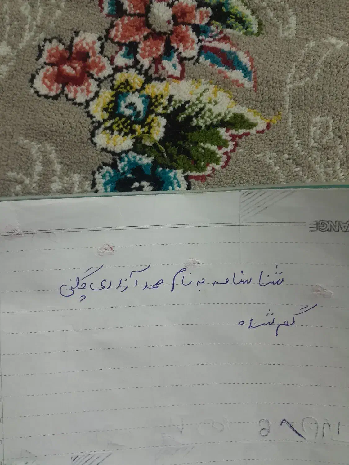 سجلد گم شده|اشیا|کوهدشت, |دیوار