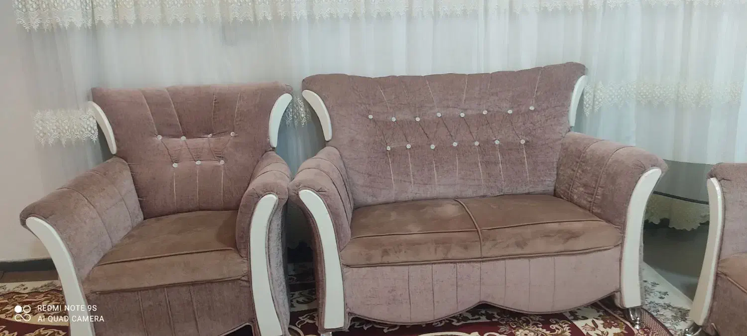 مبل 7نفره در حد نو کفی سرد|مبلمان خانگی و میز عسلی|دورود, |دیوار