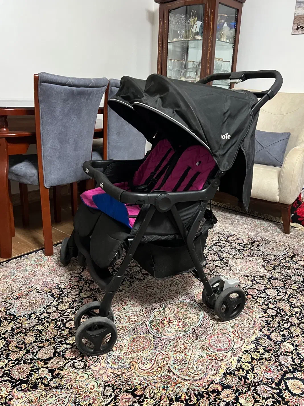 کالسکه دوقلو خارجی جویی|کالسکه و لوازم جانبی|رشت, علی آباد|دیوار