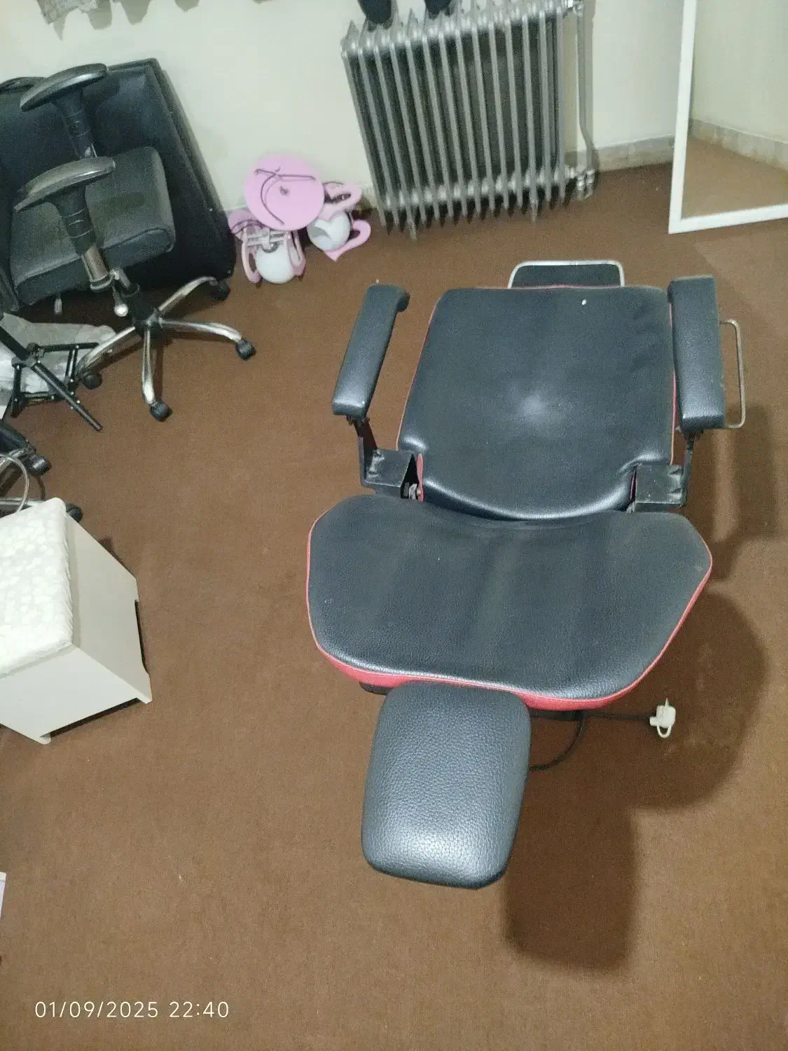 صندلی آرایشی برقی دو موتوره آلمانی|آرایشگاه و سالنهای زیبایی|قم, نیروگاه|دیوار