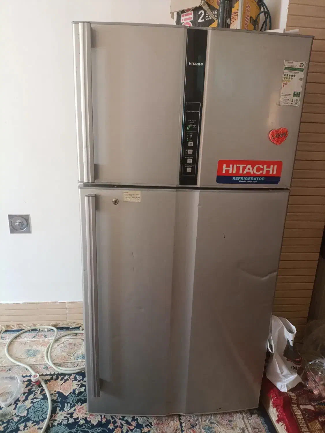 یخچال خارجی هیتاچی|یخچال و فریزر|لامرد, |دیوار