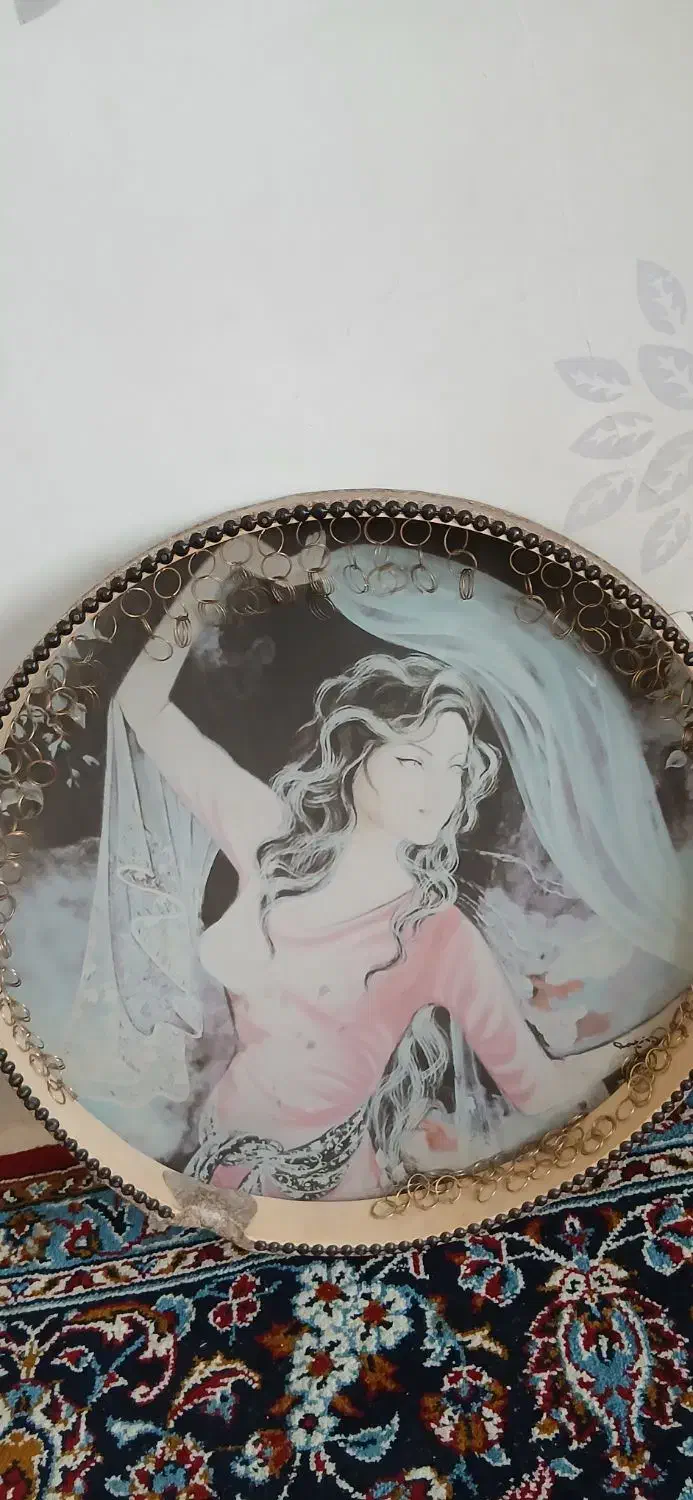 دف خوش دست|سازهای سنتی|ملایر, |دیوار