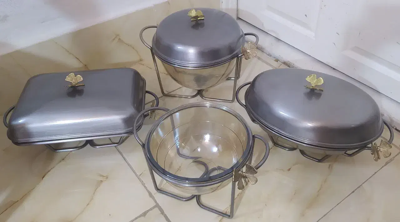 سوفله خوری برنجی طرح جدید پروانه|ظروف سرو و پذیرایی|مشهد, موسوی قوچانی|دیوار