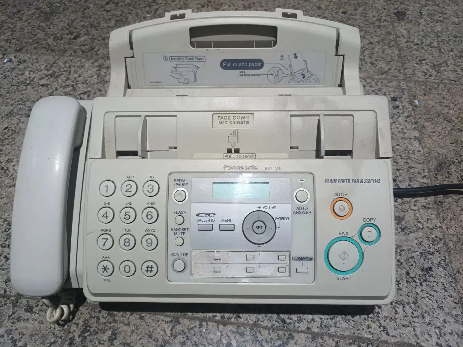 دستگاه فکس پاناسونیک|پرینتر، اسکنر، کپی، فکس|تهران, شهرک شریعتی|دیوار