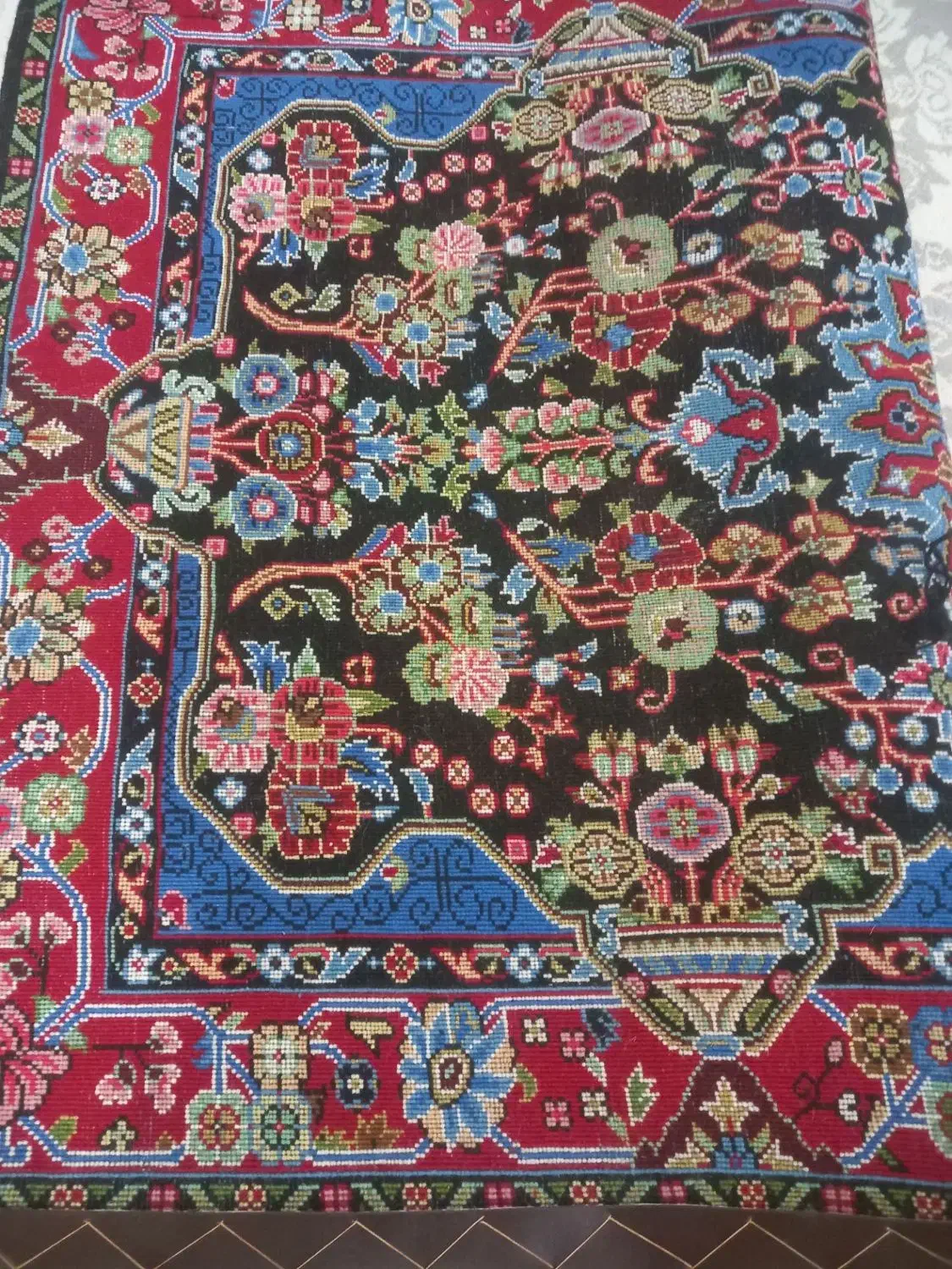 فروش فرش دستبافت بافت عالی خوش نقشه|فرش|نهاوند, |دیوار