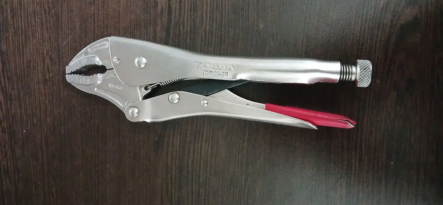 انبور قفلی 10 اینچ توسن|ابزارآلات|قم, قلعه کامکار|دیوار