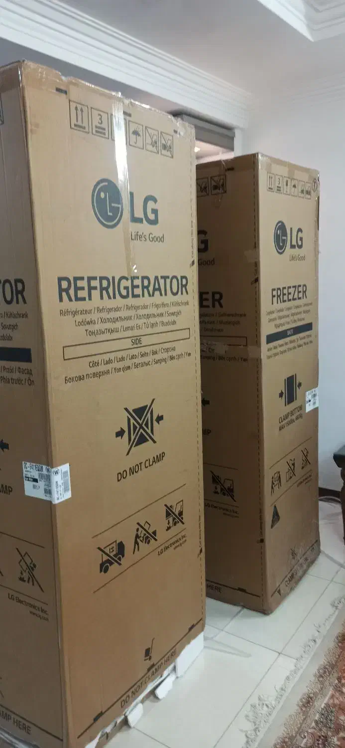 کارتون نو یخچال دوقلو ال جی|یخچال و فریزر|اسلام‌شهر, شهرک انبیا|دیوار