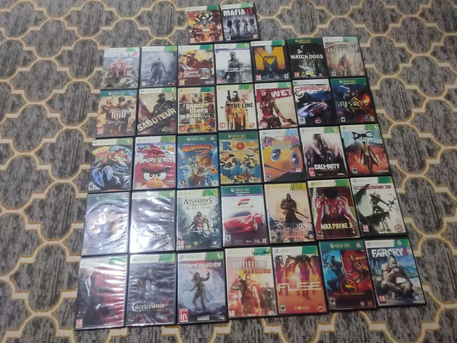 ۳۷عدد بازی ایکس باکس ۳۶۰|کنسول، بازی ویدئویی و آنلاین|مشهد, یاس|دیوار