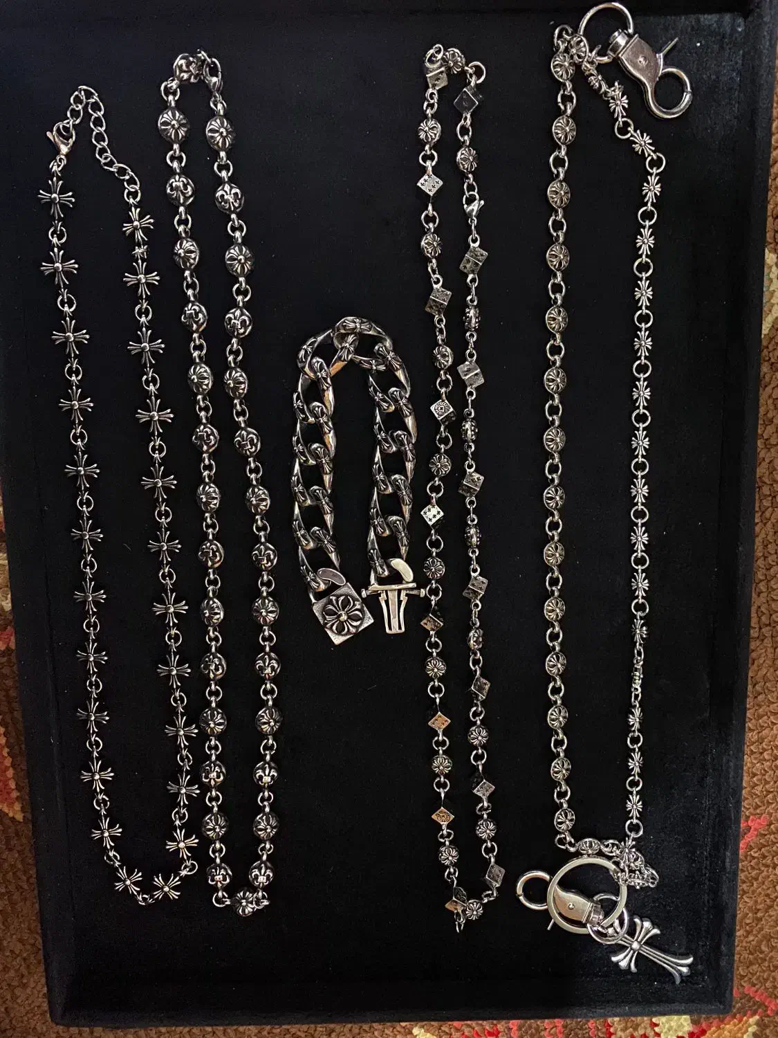 گردنبند و دستبند کروم هارتز وارداتی|بدلیجات|رودهن, |دیوار