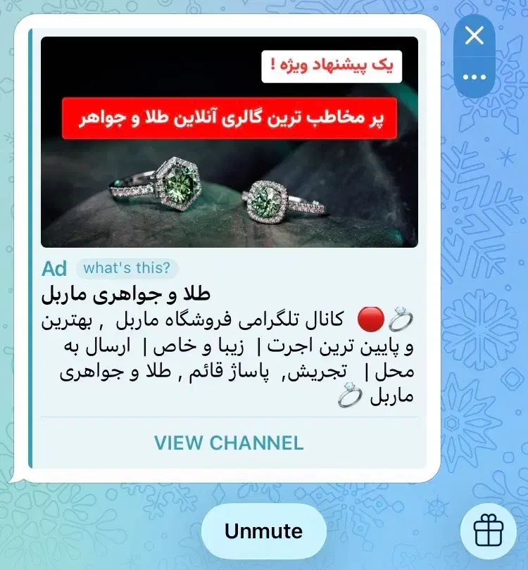 ارائه تبلیغات رسمی تلگرام (Telegram Ads)|خدمات رایانهای و موبایل|کوچصفهان, |دیوار