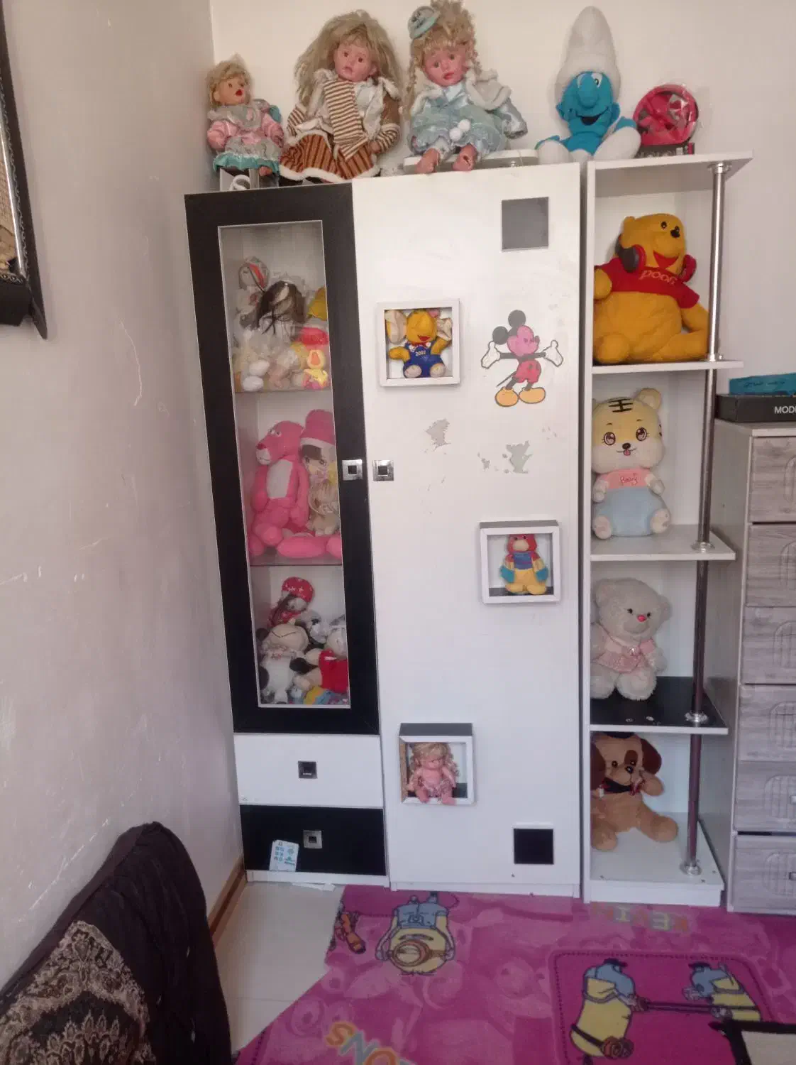 کمد کودک|جاکفشی، کمد، دراور|کاشان, امیرکبیر|دیوار