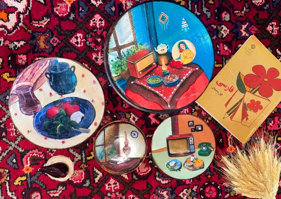 دیوارکوب سفالی سنتی|صنایع دستی و سایر لوازم تزئینی|مشهد, خواجه ربیع|دیوار