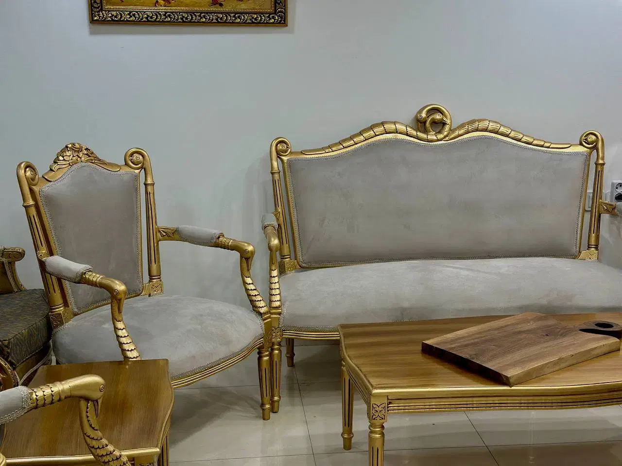 مبلمان استیل قو مبل چوبی|مبلمان خانگی و میز عسلی|تهران, اختیاریه|دیوار