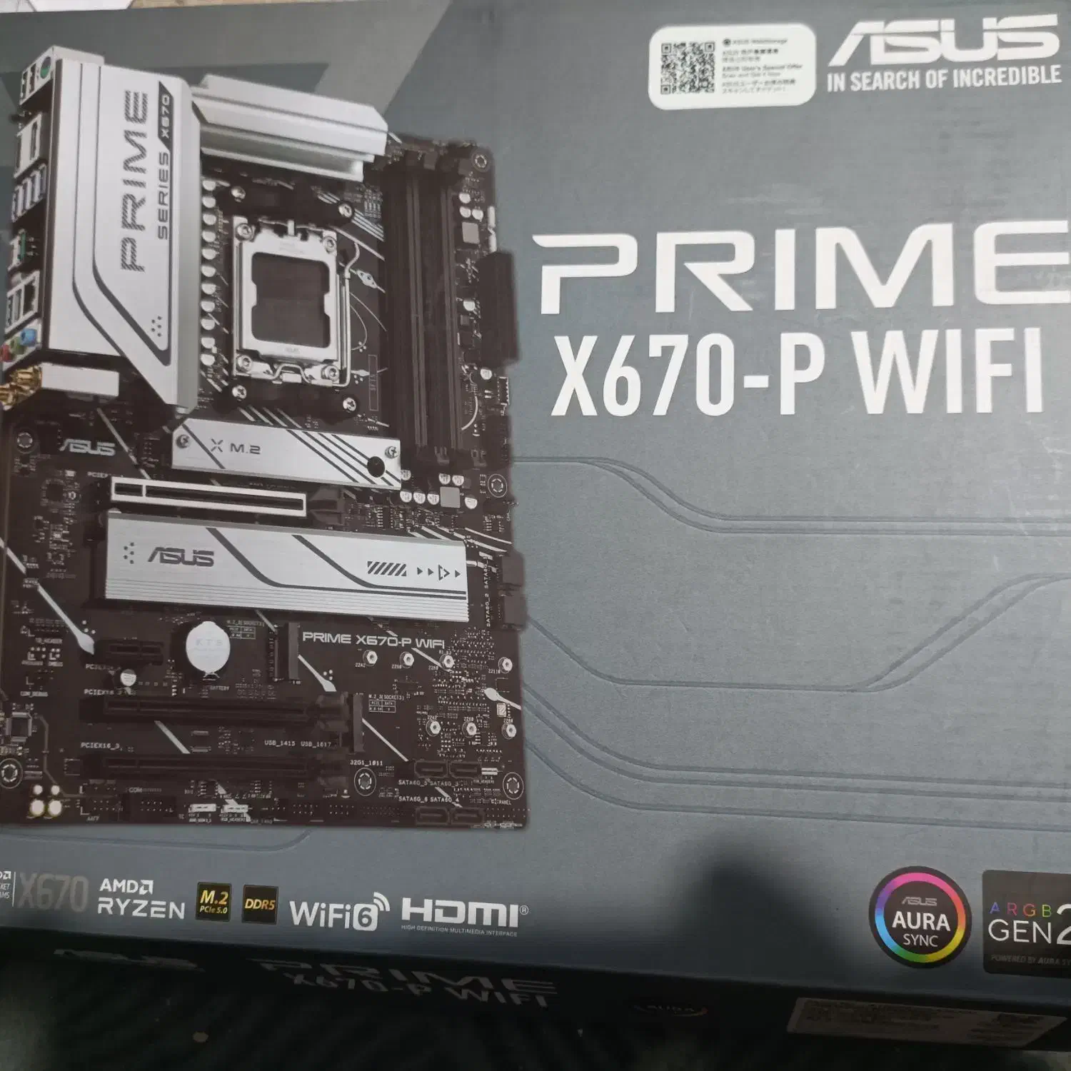 مادربرد x670p WiFi asus|قطعات و لوازم جانبی رایانه|تهران, علی‌آباد|دیوار