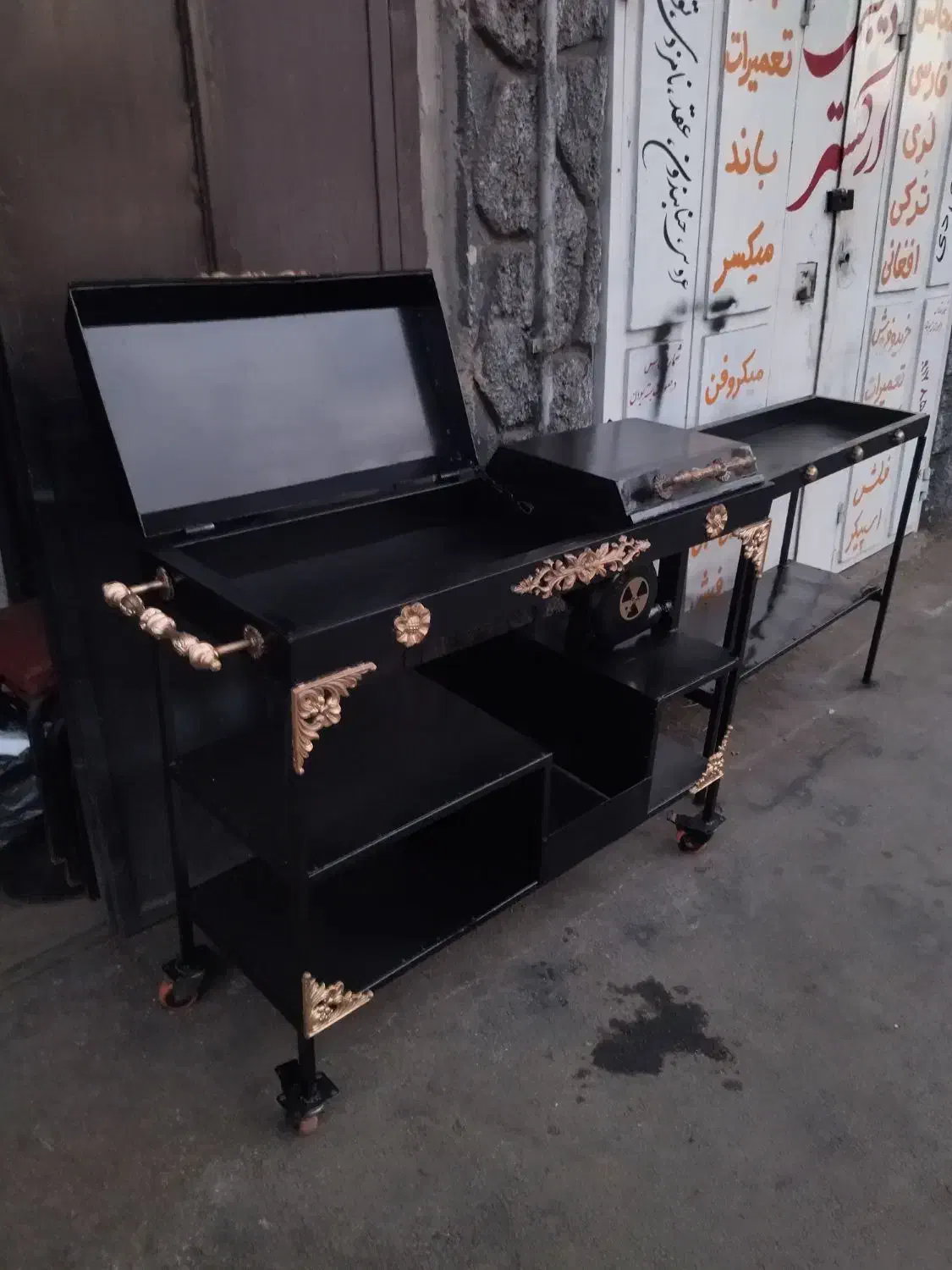 تجهیزات باغ ،منقل باربیکیو|اجاق گاز و لوازم برقی پخت‌وپز|شیراز, کوشک میدان|دیوار