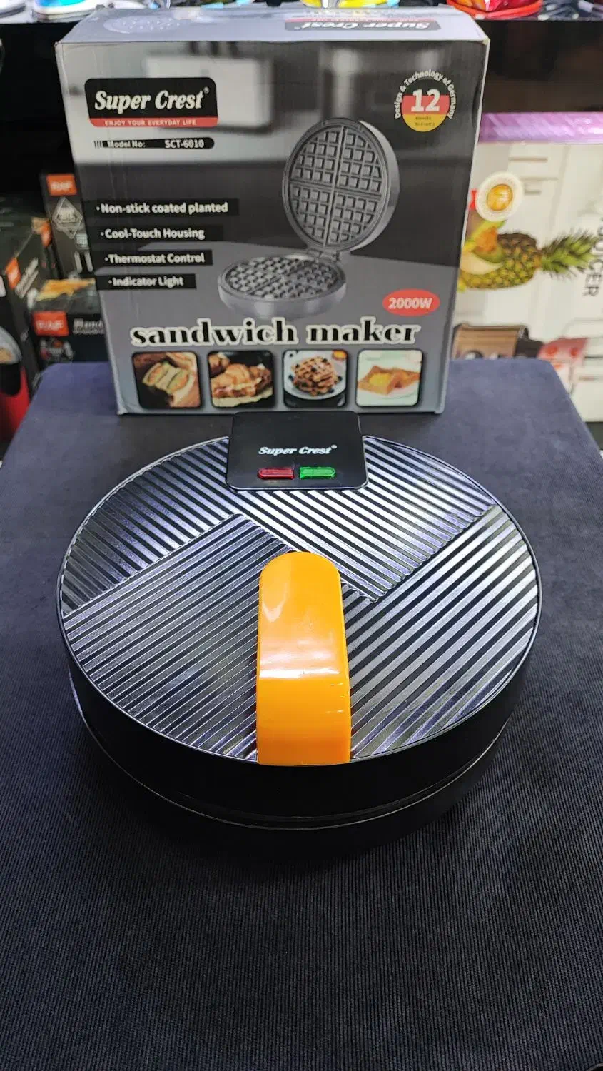 وافل ساز ساندویچ ساز سوپر کرست Super Crest|اجاق گاز و لوازم برقی پخت‌وپز|تبریز, |دیوار