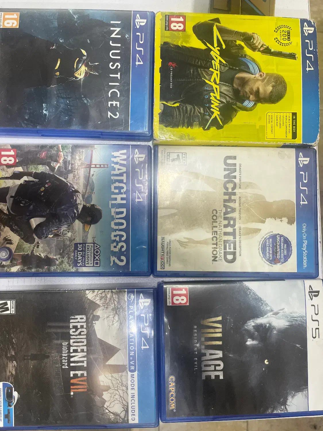 تعدادی دیسک بازی ps4 و ps5|کنسول، بازی ویدئویی و آنلاین|تهران, نارمک جنوبی|دیوار