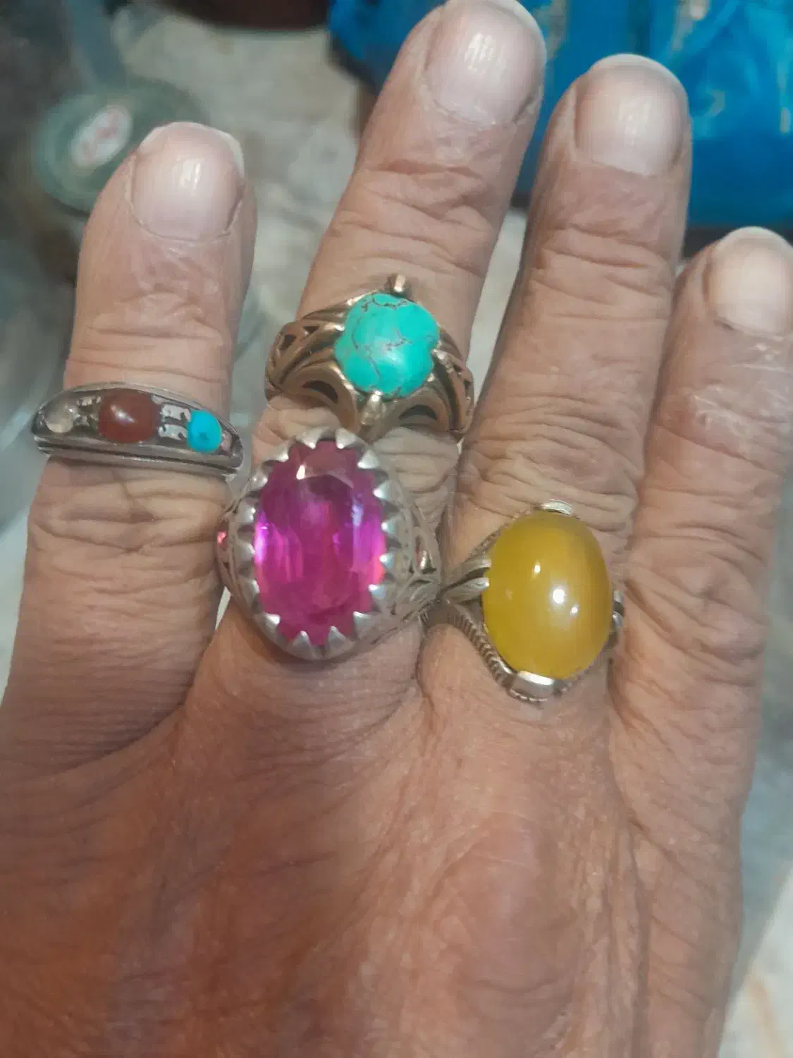 فروش یامعاوضه باانگشترنقره|جواهرات|اسلام‌شهر, باغ فیض|دیوار