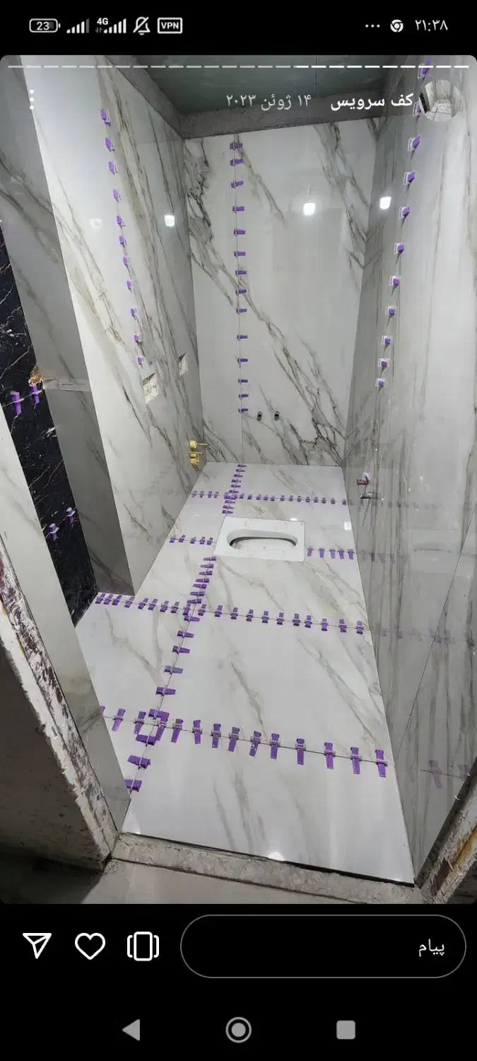 کاشی کاری. نصب سرامیک بین کابینتی|خدمات پیشه و مهارت|گرگان, |دیوار