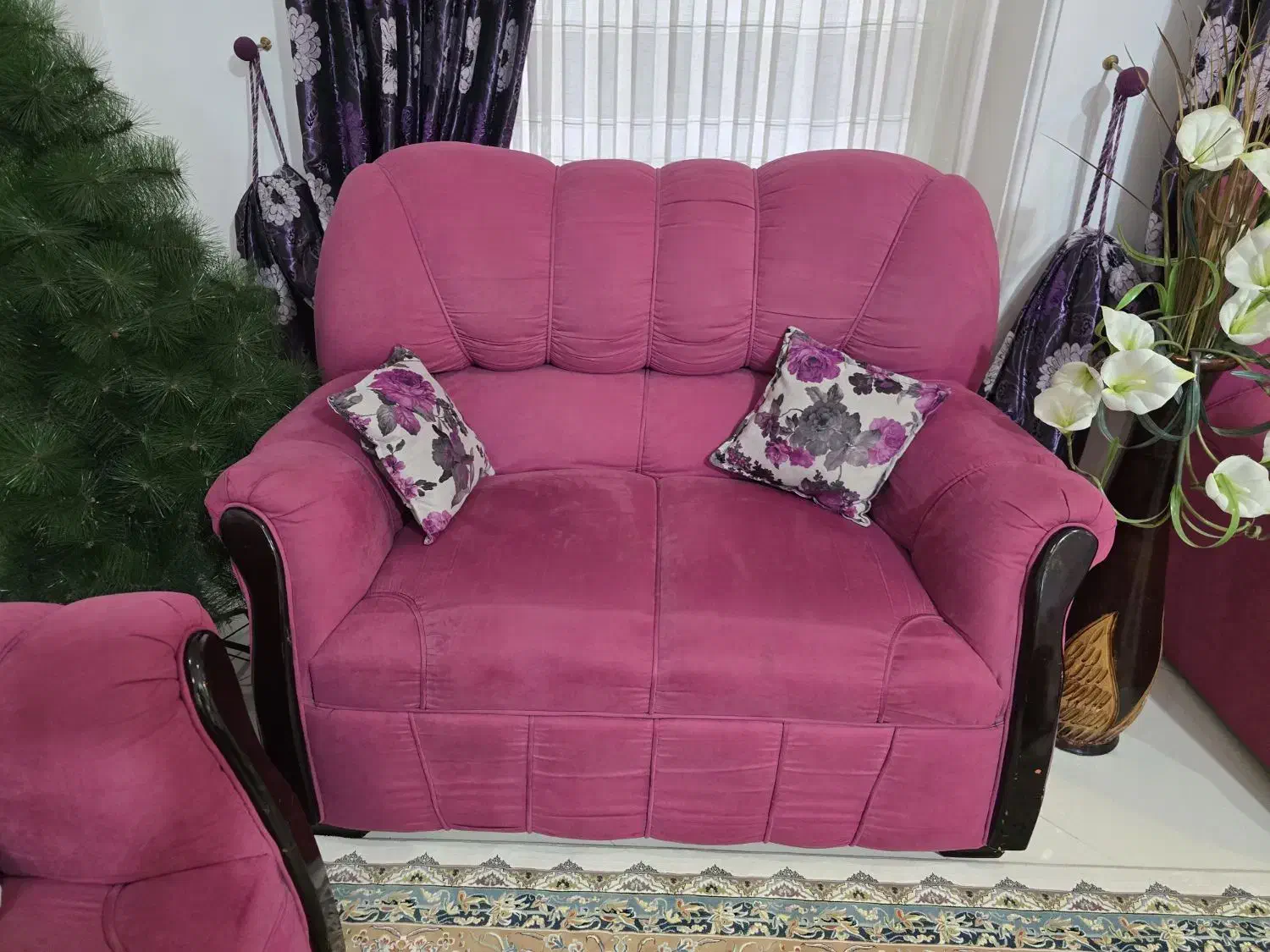 مبل ۱۲ نفره همراه با میز وسط و ۴ عدد میز عسلی|مبلمان خانگی و میز عسلی|قائم‌شهر, |دیوار