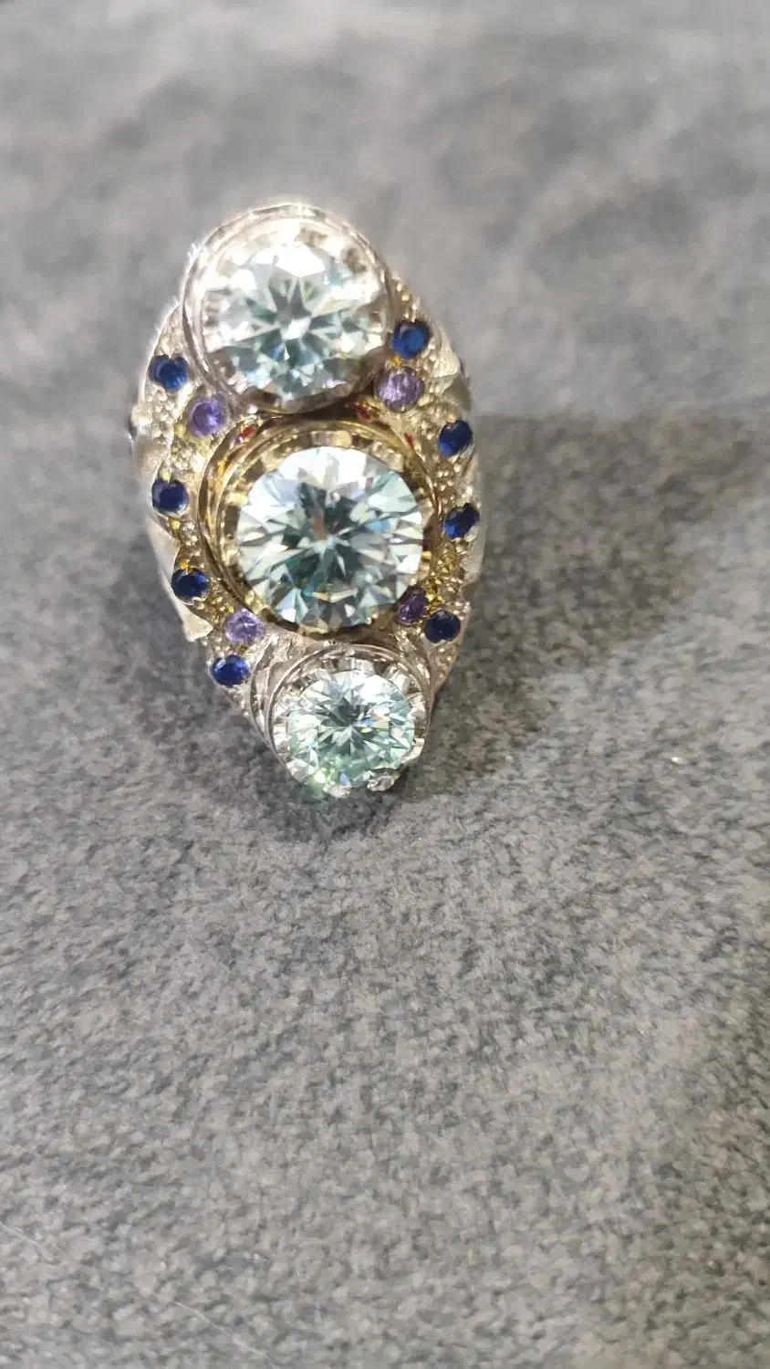 انگشتر شاهانه جواهراتی|جواهرات|خرمشهر, |دیوار