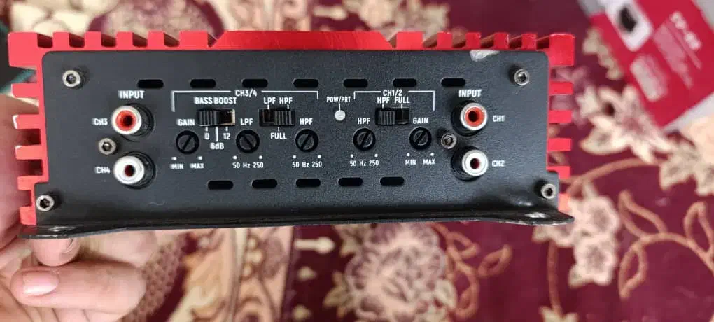 آمپیلی 4 کانال دلتاسونیک 4600W هرکانال120rms|قطعات یدکی و لوازم جانبی|شیراز, شهرک نیروی انتظامی|دیوار