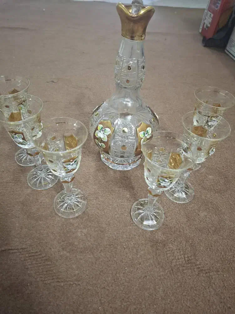 گیلاس خوری چکسلواکی بوهمیا|ظروف سرو و پذیرایی|قم, سراجه (۱۵ خرداد)|دیوار