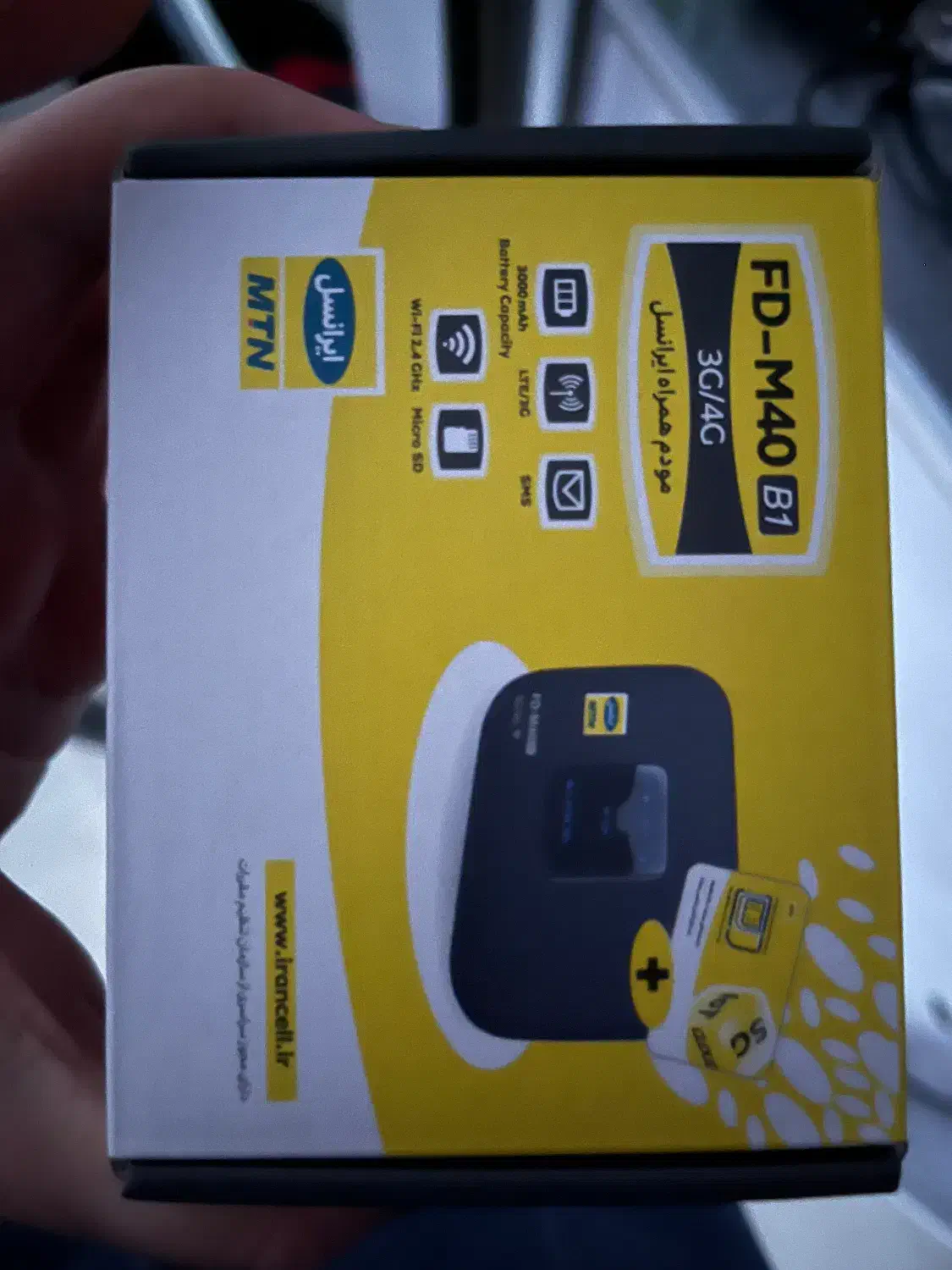 مودم جیبی 4G ایرانسل مدل FD-M40|مودم و تجهیزات شبکه|سبزوار, رضوان|دیوار