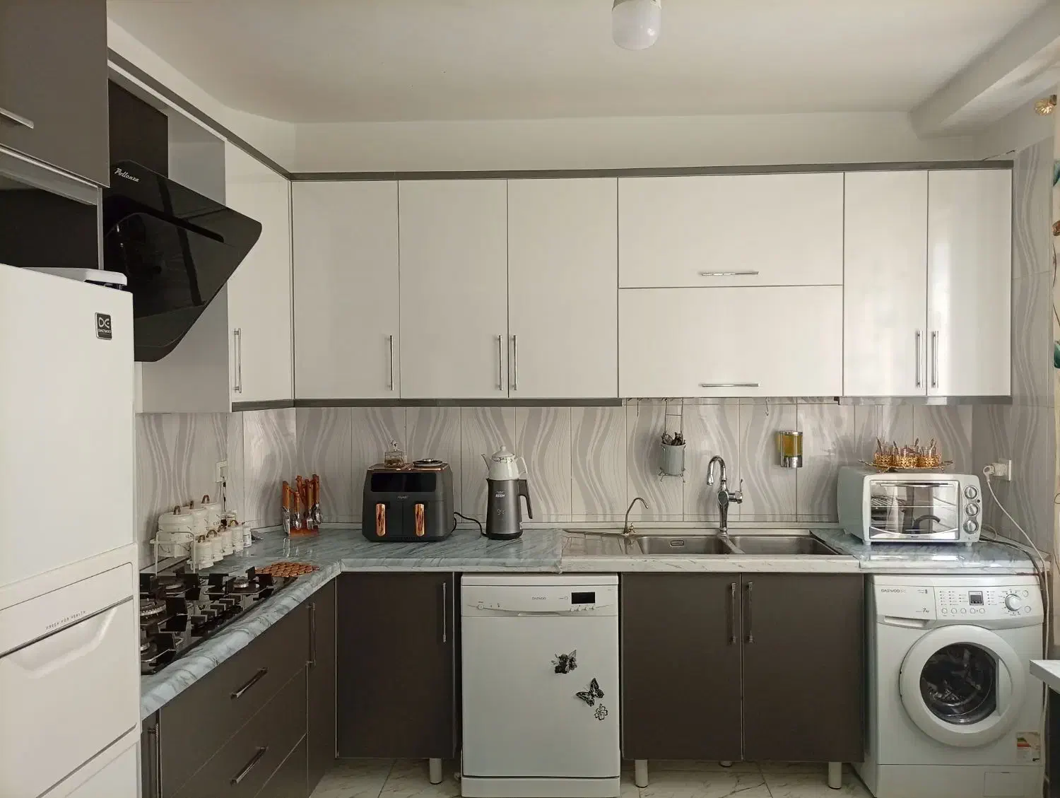 کابینت|آبچکان و نظمدهنده ظروف|هشتگرد, فاز ۳ مهستان|دیوار