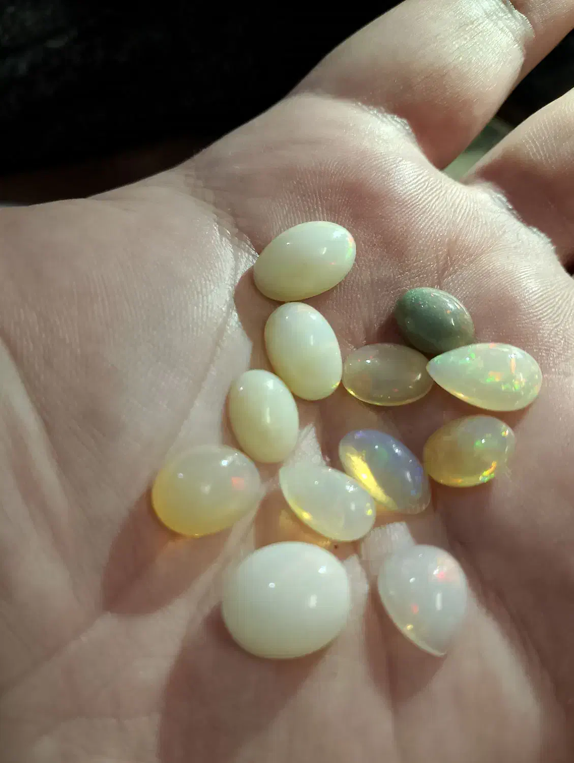 نگین سه پوست و باباقوری منظم اوپال و شجر و ...|جواهرات|قم, زنبیل آباد|دیوار