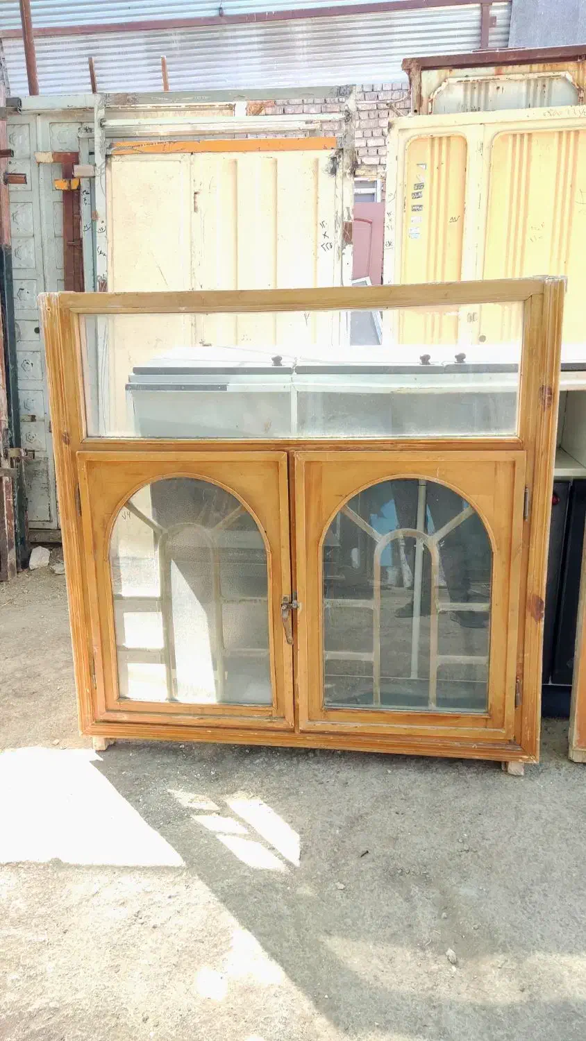 درب و پنجره چوبی هلال قدیمی سنتی|مصالح و تجهیزات ساختمان|اصفهان, قائمیه|دیوار