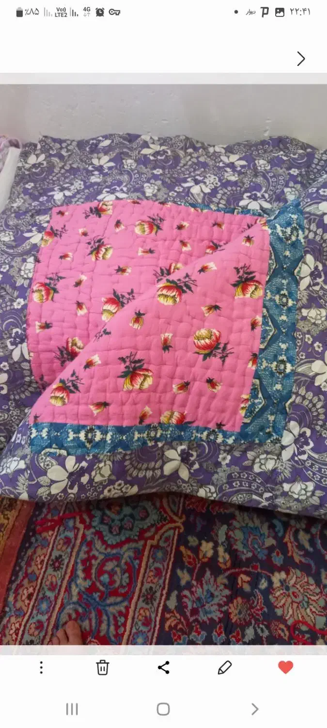 لحاف کرسی ابعاد بزرگ|رختخواب، بالش، پتو|گلپایگان, |دیوار