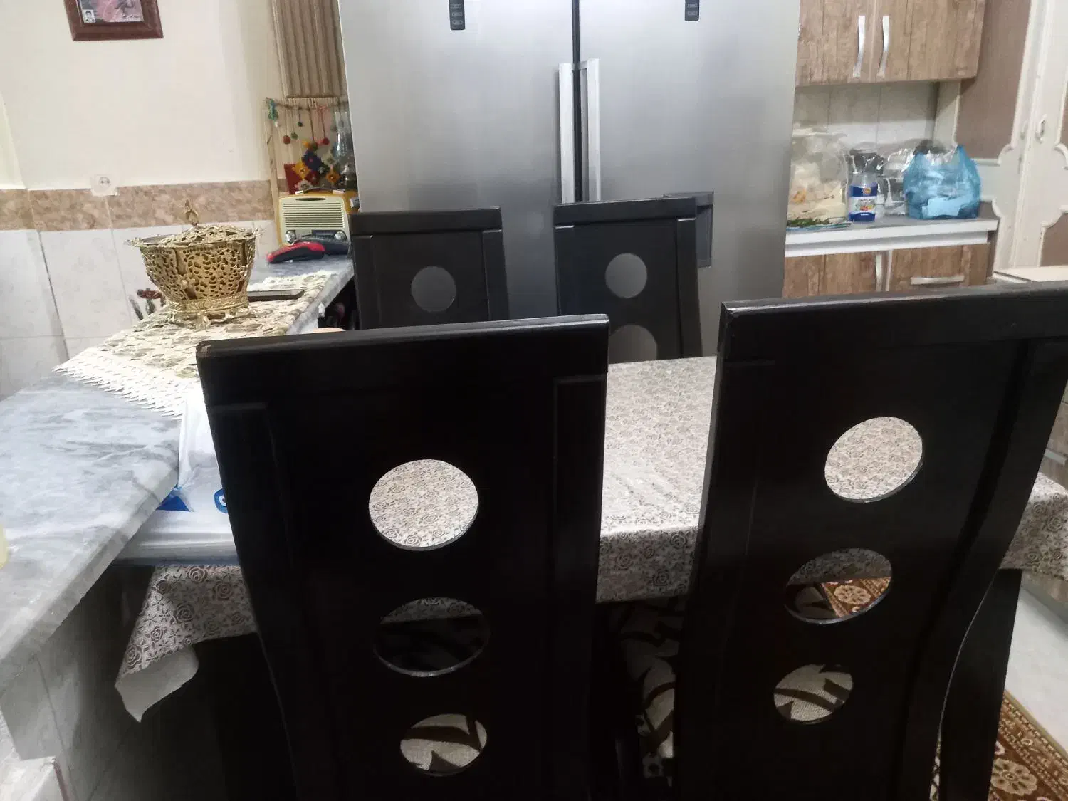 میز ناهار خوری|میز و صندلی غذاخوری|الوند, |دیوار