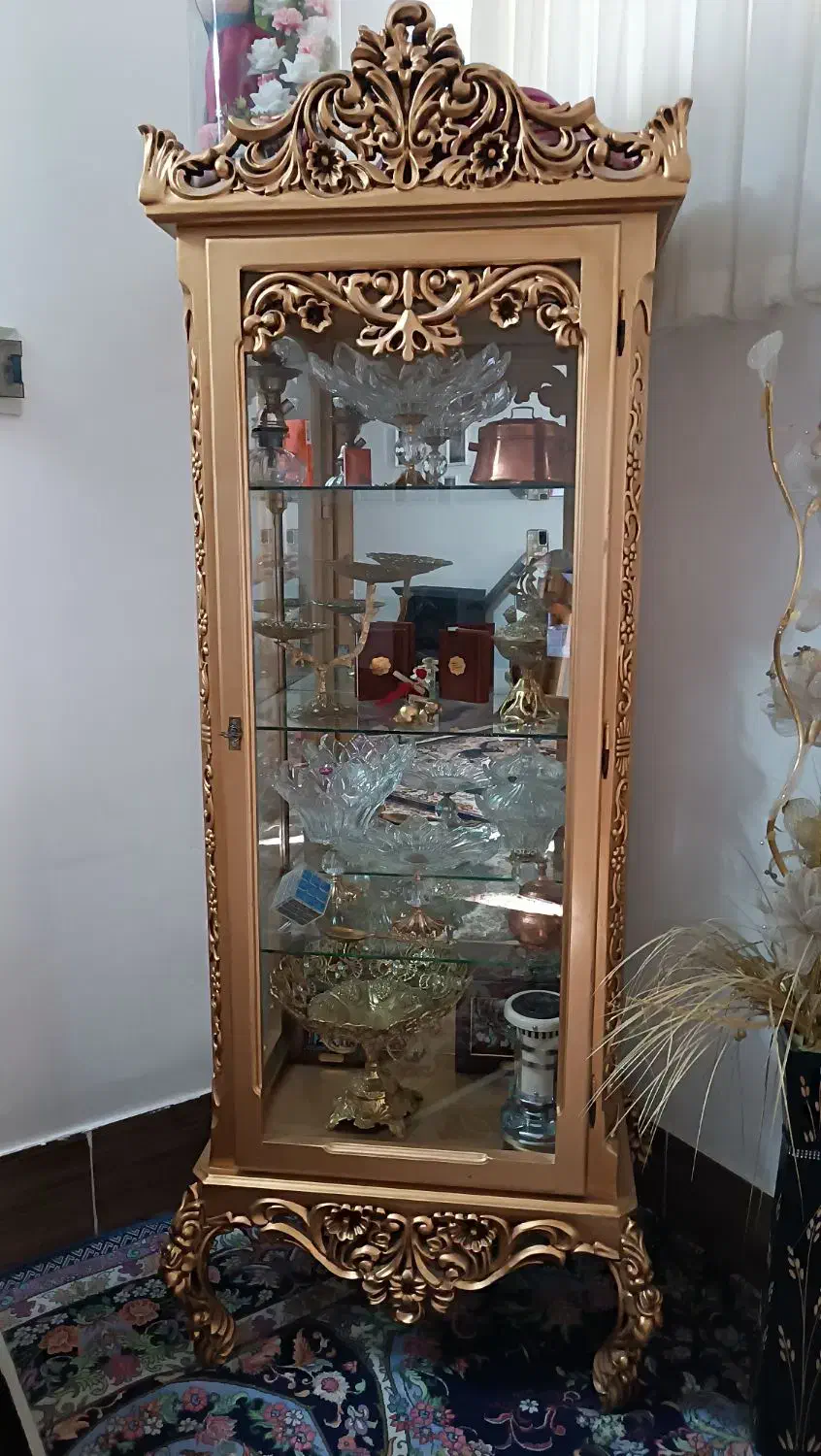 ویترین تمام چوب|بوفه، ویترین، کنسول|قم, علی آباد سعدگان|دیوار