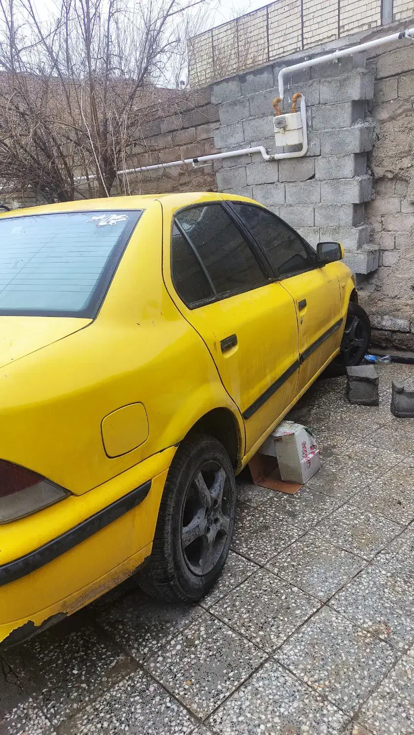 سمند مدل 83تاکسی زرد|خودرو سواری و وانت|ایرانشهر, |دیوار